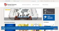 Desktop Screenshot of gospodarka.powiat-gniezno.pl